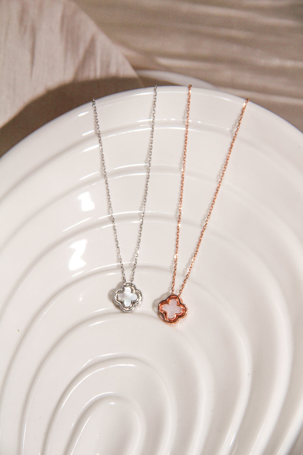 Laine Double Sided MOP Necklace