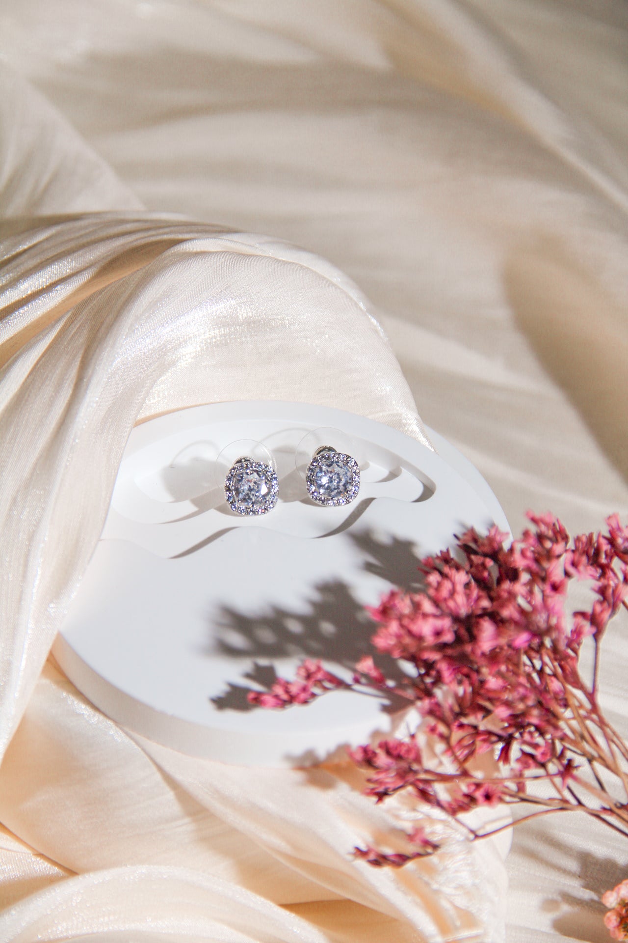 Beau Cushion Cut Earrings