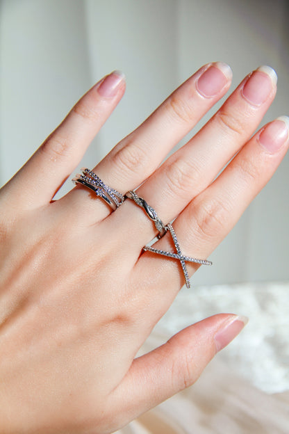 Seni Infinity Cross Ring