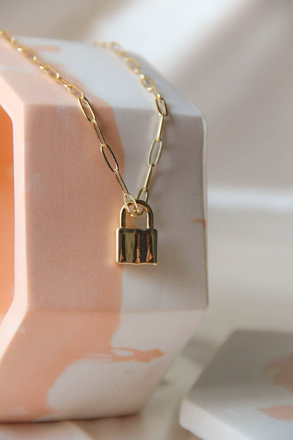 Ellie Lock Necklace