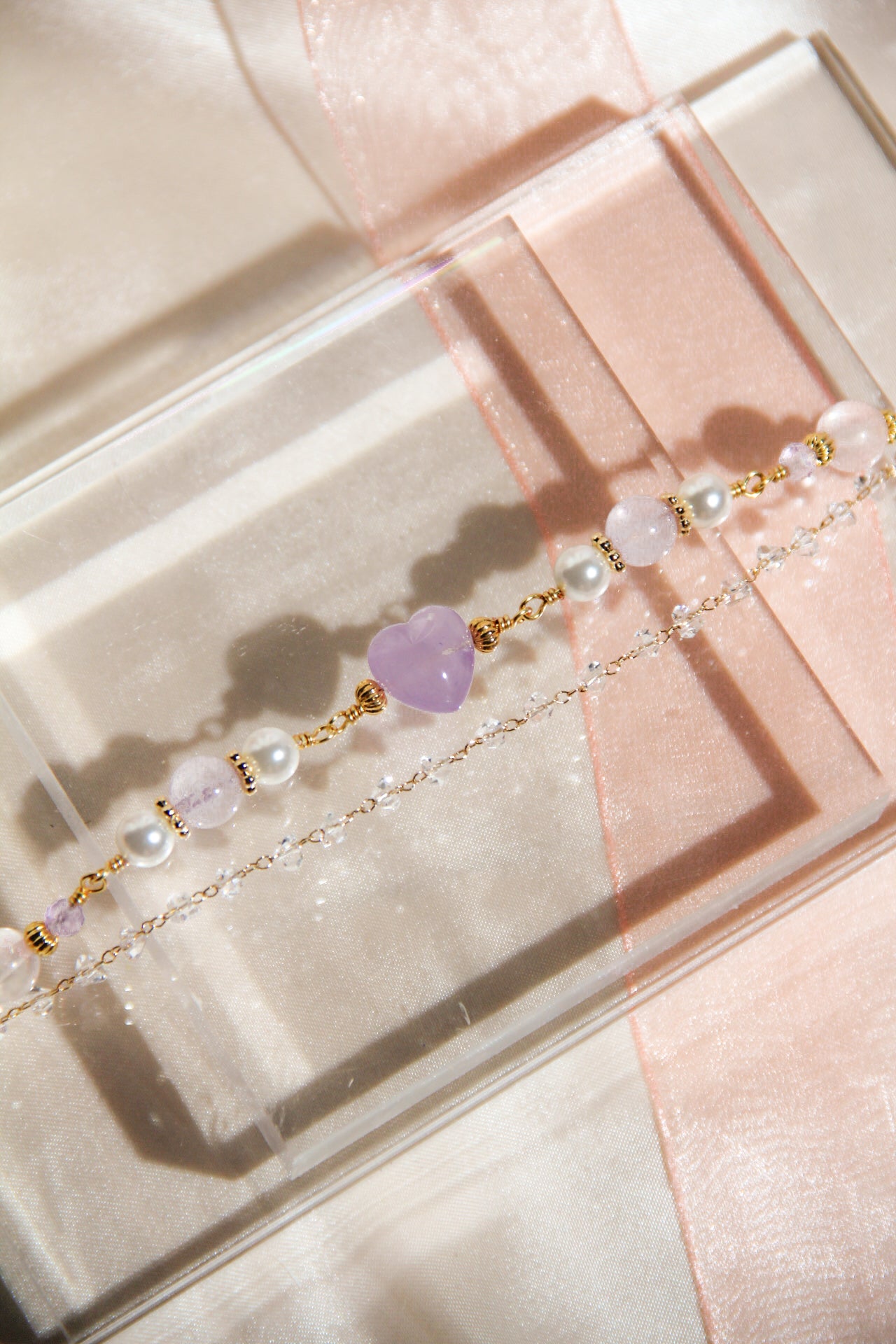 Remi Amethyst Double Chain