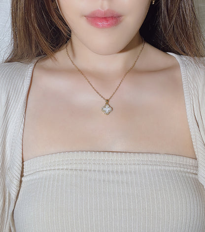 Legacy Double Sided Clover Necklace